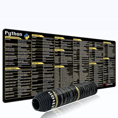 Office Mouse Pad English Linux Python Shortcut Pattern Excel Mouse Pad Desk Mat Computer Keyboard Pad Starters for Office Worker