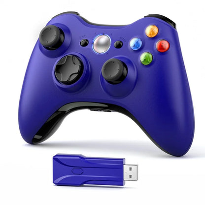 For Xbox 360 Slim/Lite/E/PC Controller,Wireless/Wired Game Remote Control 6-axis Gryo Dual Vibration Precision Joystick Gamepads