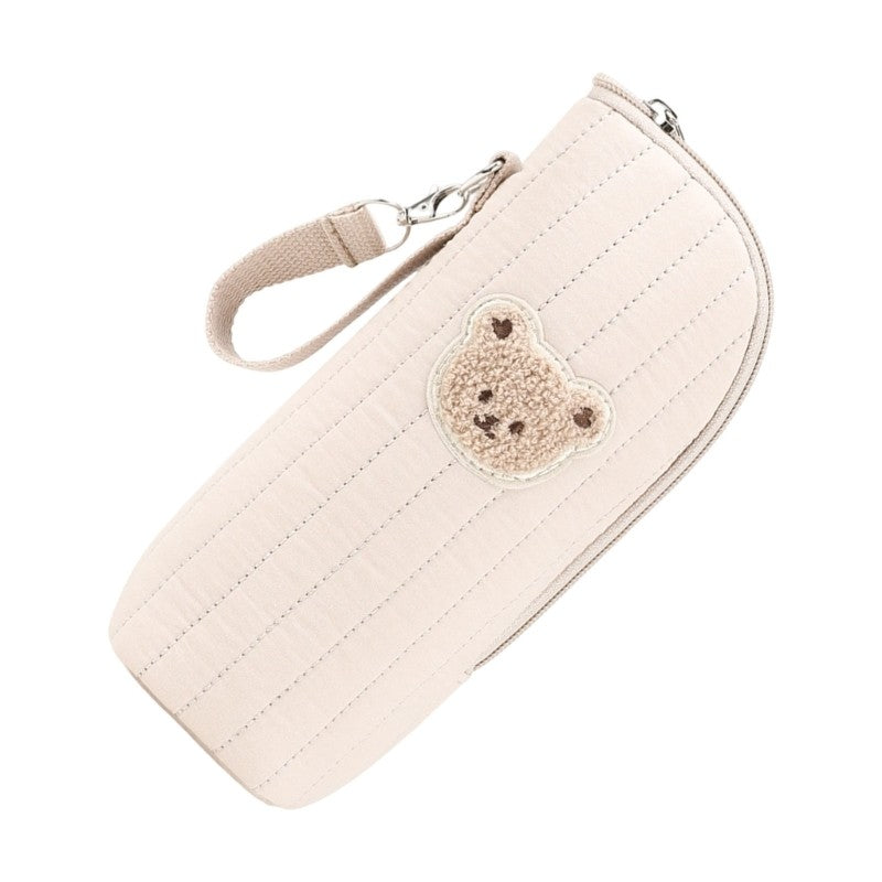 J15U Multifunctional Cotton Thermal Bottle Bag With Aluminum Insulation Design For Baby Feeding Essential Travelling