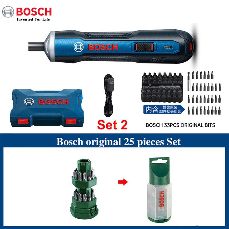 Parafusadeira Bosch Go 2 Recarregável Sem Fio Furadeira Parafusadeira de Impacto Bosch Go Parafusadeira Elétrica Ferramentas Elétricas Domésticas Multifuncionais
