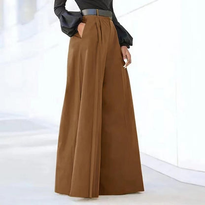 Wide Leg Pants Women Pants Full Length Casual Pants Female Loose High Waist Straight Trousers Elegant Commuting loose Trousers