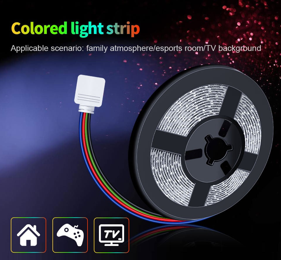 Colored light strip Mobile APP control light strip Family atmosphere /esports room /TV background