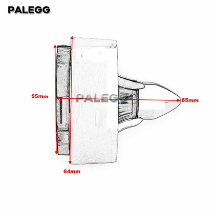 Capa da Lente da Luz do Indicador de Direção para Harley Sportster Dyna Davidson Softail Street Glide Road Glide 2.4 polegadas de Diâmetro