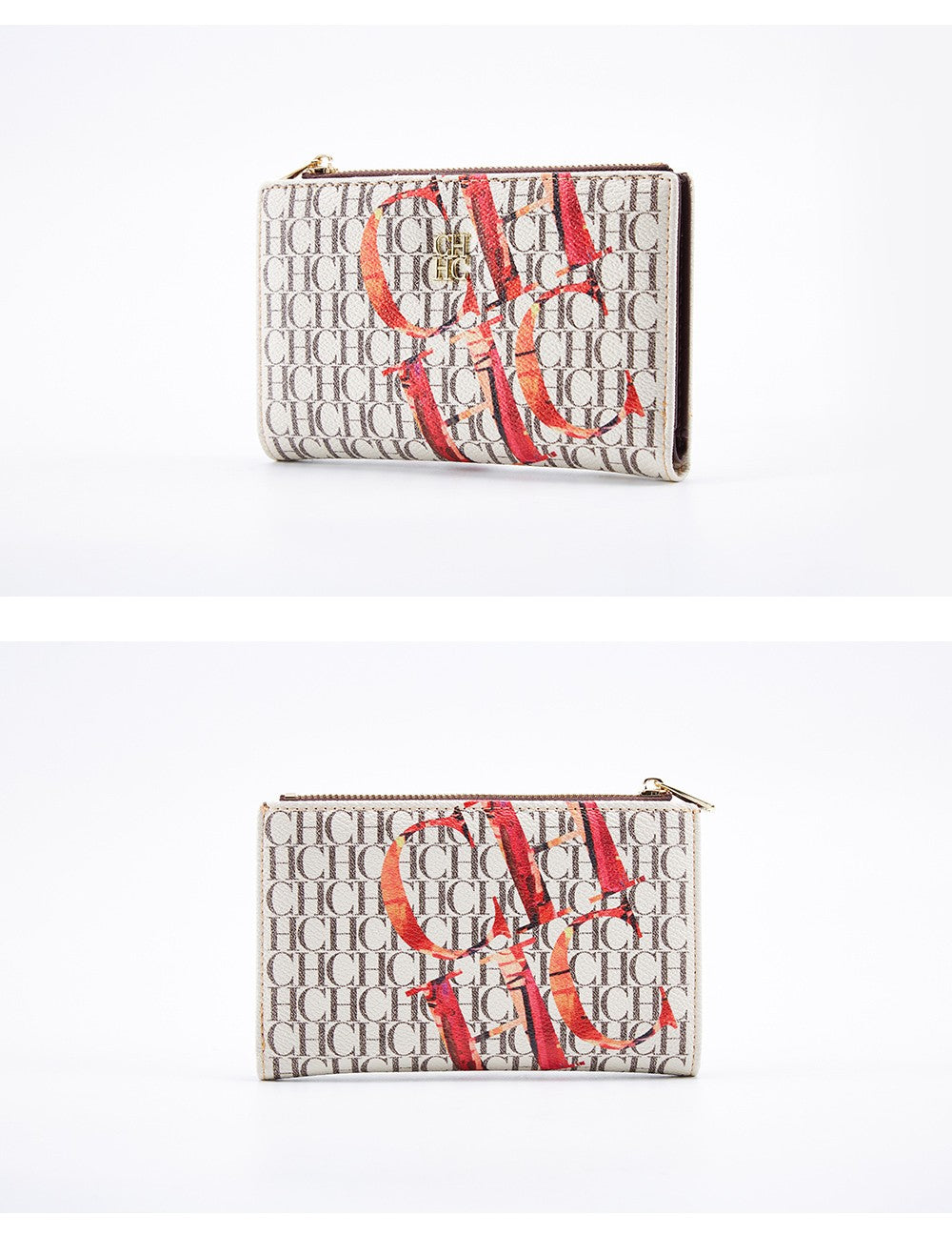 Printed Women's Long Wallet Luxury Brand Retro Classic PVC Material 2025 New Fashionable Simple Card Bag