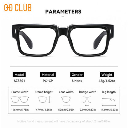 O-Q CLUB Blue Light Blocking Glasses for Sight for Men Sunglasses Women Lunette Pour Femme Original Optical Lenses With Recipe