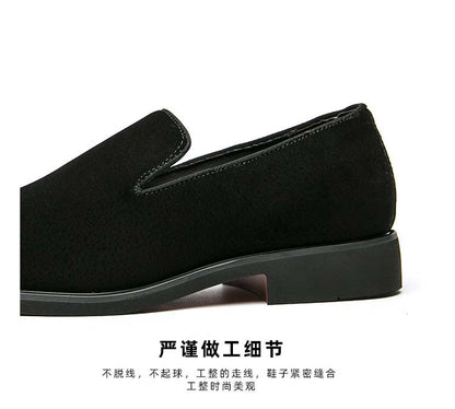 New In Red Bottom Shoes for Men Loafers Flock Solid Slip-On Party Men Dress Shoes Size 38-48 Free Shipping Men Shoes