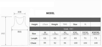 Cotton Tank Top Men  Summer Shirt Solid Color Undershirts soft O-neck plus size M to 4XL