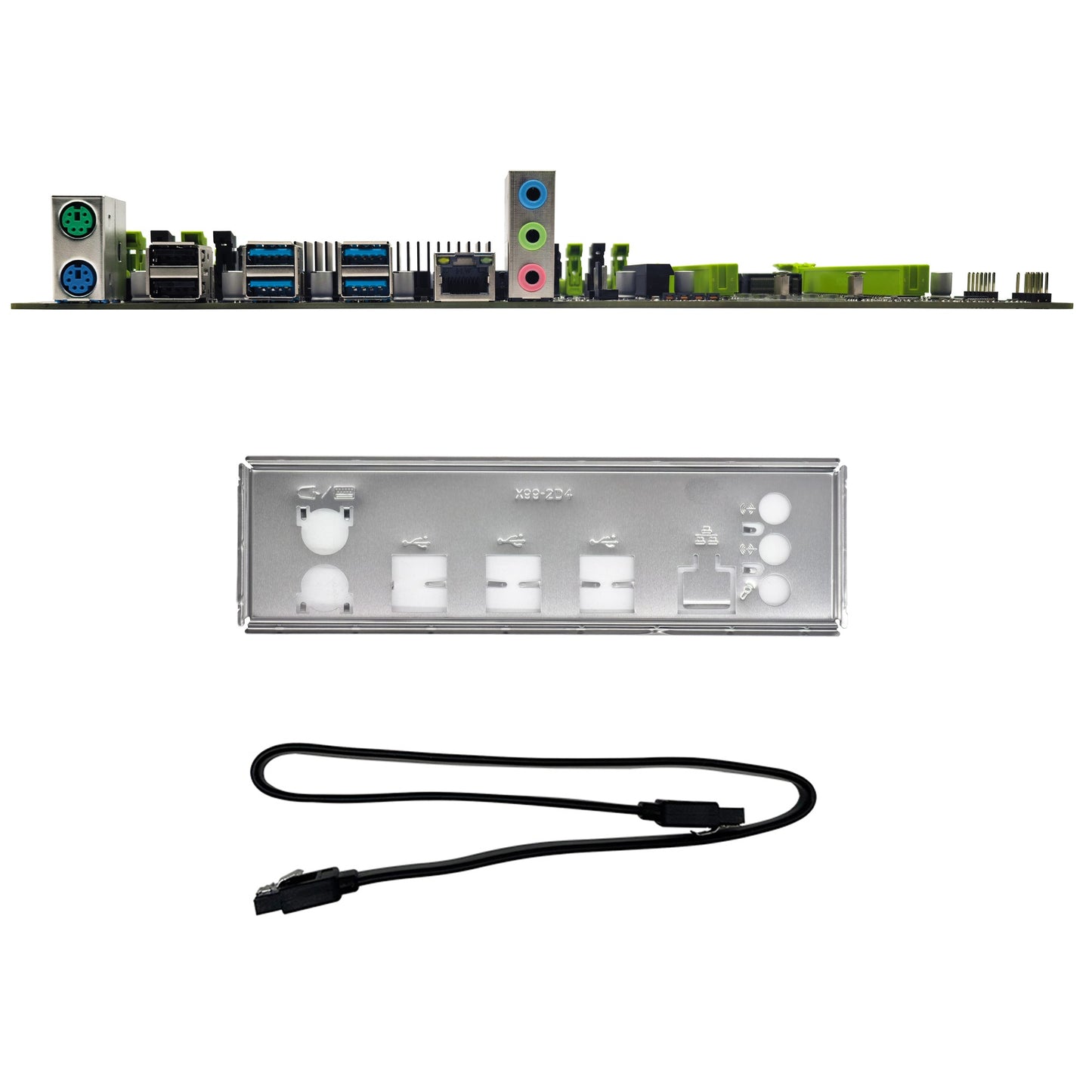 ZSUS X99 Dual CPU Motherboard Kit Xeon E5 2680 V4 with DDR4 32GB (2*16GB) LGA2011-3 M.2 NVME for Desktop Gaming Computer