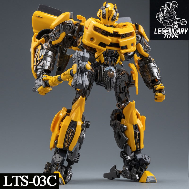 Brinquedo Transformers Hornet Warrior Bumblebee LTS03C 18CM Autobots Boneco de Ação