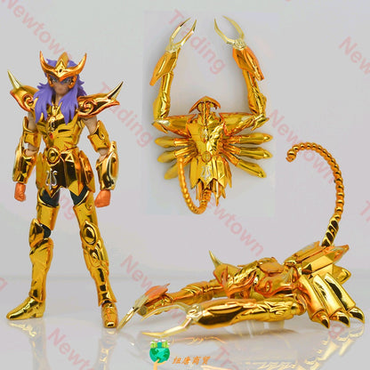 SG JModel Mini Cloth Myth DDP EX Cavaleiro de Ouro Milo de Escorpião Com Objeto 100mm Armadura de Metal Boneco D.D.P Tamanho