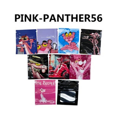 10PCS 0.5G 5x6cm Small Cartoon Storage Bag Reusable Product Ziplock Pouches Mini Smellproof Mylar Bags Plastics Aluminium Pouch