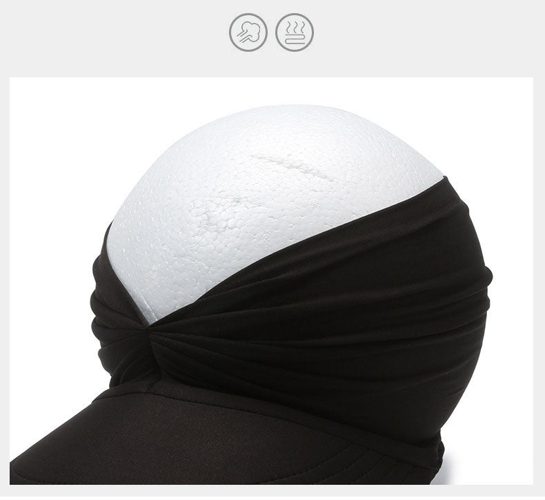 Sport Sun Visor Hats Empty Top Baseball Sun Cap Ladies Sun Hats with UV Protection Beach Sun Hats for Young Girls Women