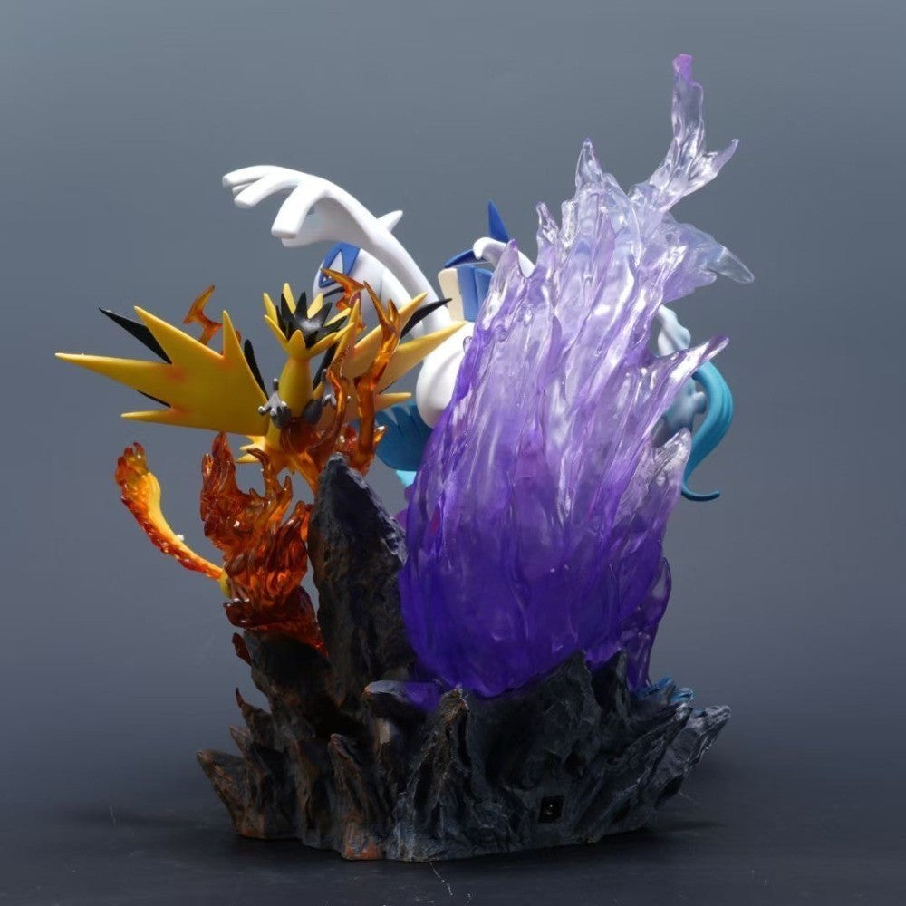 31cm/12,2in Anime Pokémon Figura Pássaro Lendário Pokémon Bonecos de Ação Estátua Pvc Coleção Brinquedos Modelo Presentes