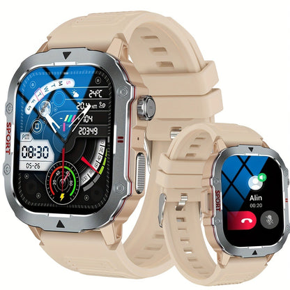 Smart watch, Bluetooth call, message reminder, two straps optional, suitable for iPhone/Android phone