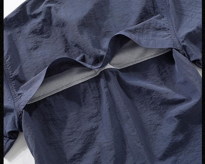 Summer Men Short Sleeve Cargo Breathable Shirt Man Casual Tactic Multi Pocket Shirts Men Outdoor Hike Safari Work Shirt Top Polo