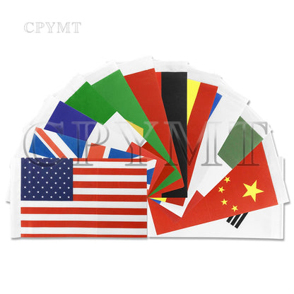 Universal Motorcycle Luggage Rack Nation Flag Double Side Pirate Flag Fit For Harley CBR YZF