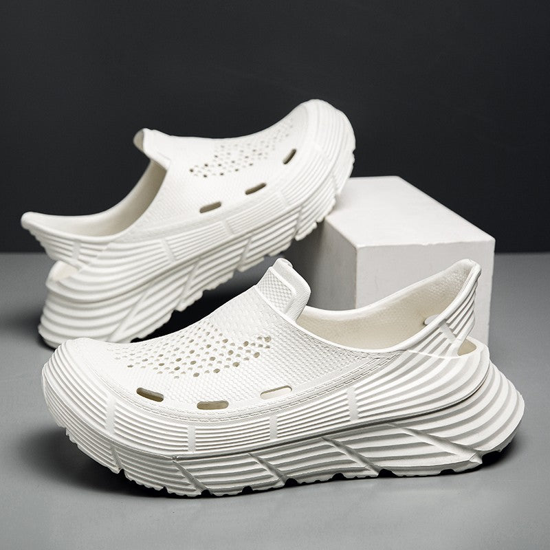 Summer Sandals Men Beach Slipper Platform Soft Sole Waterproof Anti-Slip Sandals Water Shoes Outdoor Sport Hollow out Men Shoes