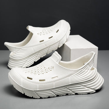 Summer Sandals Men Beach Slipper Platform Soft Sole Waterproof Anti-Slip Sandals Water Shoes Outdoor Sport Hollow out Men Shoes