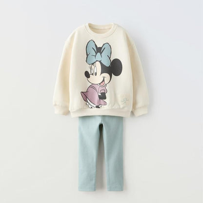 Sets For Children Disney Girls Clothes 0 To 6 Years Baby Outfit Set Tops Sweatshirt Hoodies +pants Sets Clothing Toddler Costume