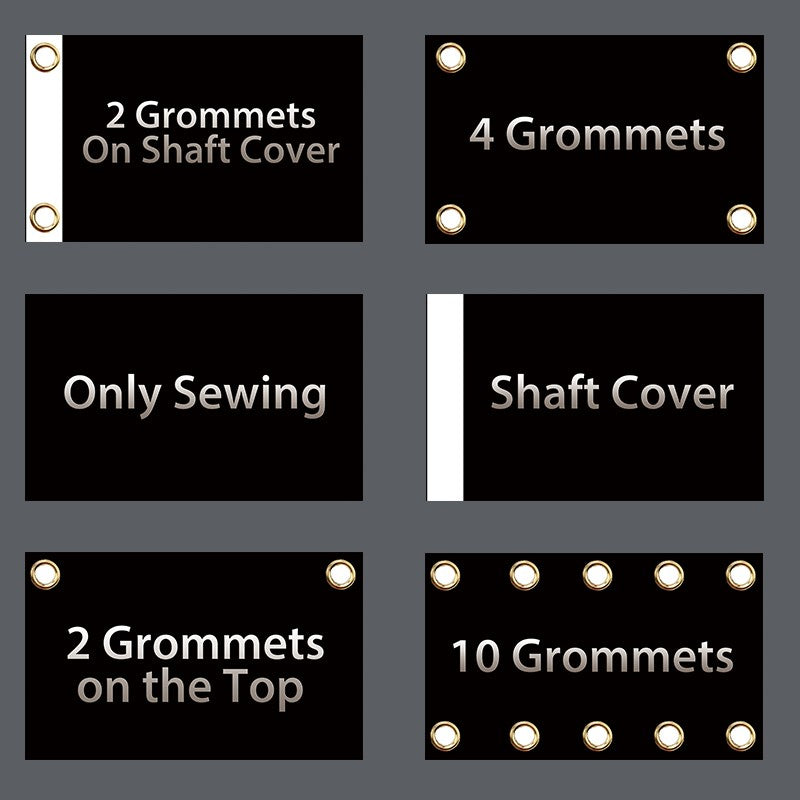 Custom Flag 3x5FT  Banner - Print Your Own Logo/Design/Words - Vivid Color, Double Stitched - 100D Polyester with Brass Grommets