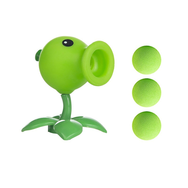 Plantas vs Zumbis Boneco Anime Obstáculo Zumbi Pirata Disparervilha Borracha Dura Borracha Macia Figura de Ação Modelo Jogo de Batalha Presente
