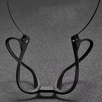 Blue Light Blocking Reading Glasses Men Women Ultralight TR90 Titanium Alloy Optical Frame Eyeglasses Square Eyewear