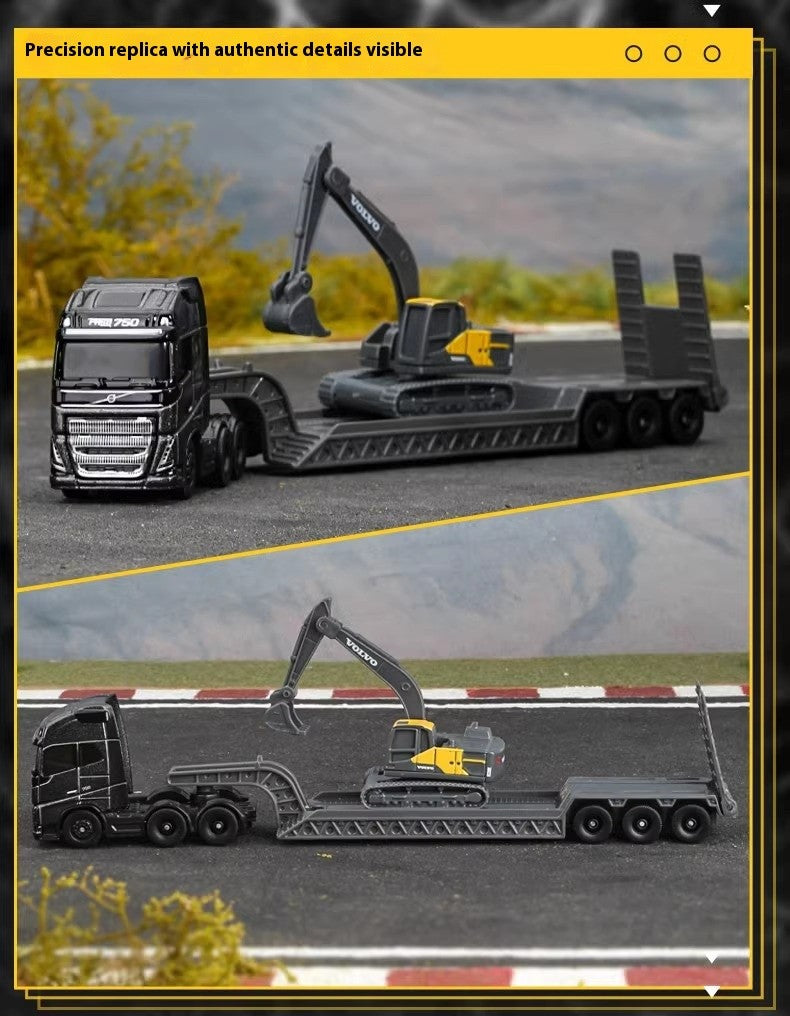 Maisto 1:64 Scania 770S Volvo FH16 Transporte Pesado Liga Modelo Veículo de Engenharia Coleção Presente para Meninos Colecionadores Brinquedo
