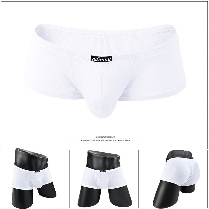 Simple, solid color, new thin Modal boxers, low waist and light boxers AD741