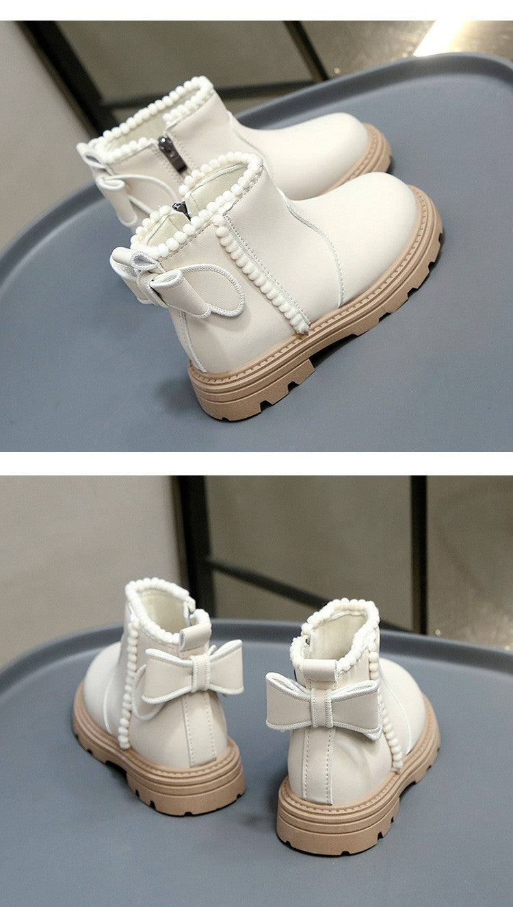Autumn Winter Baby Kids Short Boots Super Warm Boys Girls Shoes Pu Leather Children Boots Fashion Toddler Boots Kids Snow Shoes
