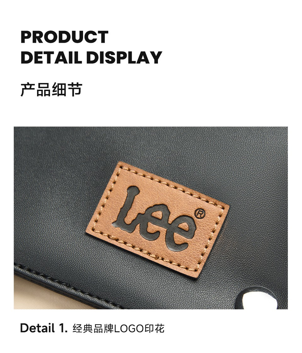 LEE New Korea Style Flip Leather Backpack Women Men Large Capacity Business Commuter Travel Rucksack Buy Laptop School Book Bag