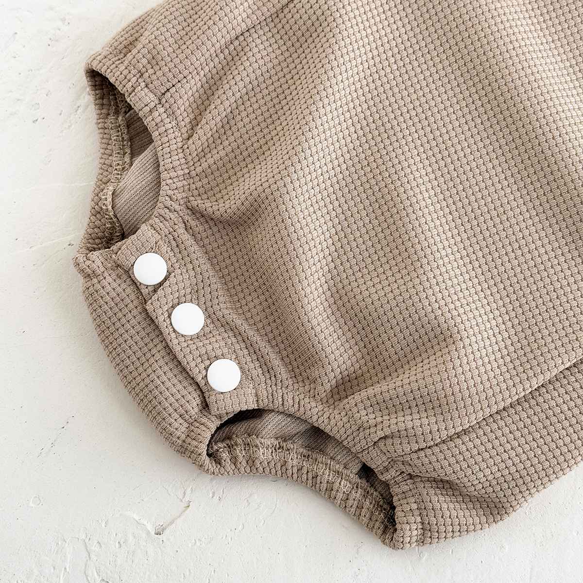 Newborn Baby Boys Clothing Summer Girls Set Waffle Rainbow Patch Overalls Romper Jumpsuit+Short Sleeved Shirt Clothes 2Pcs/Set