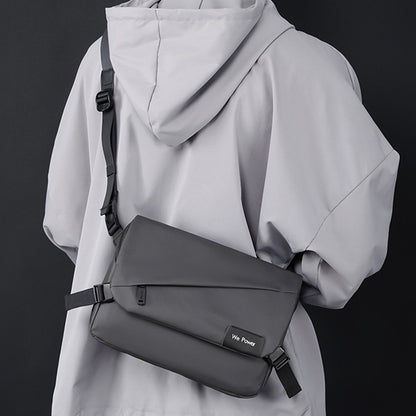 New Casual Crossbody Bag Multifunctional Large Capacity Messenger Bag Portable Shoulder Bag Men