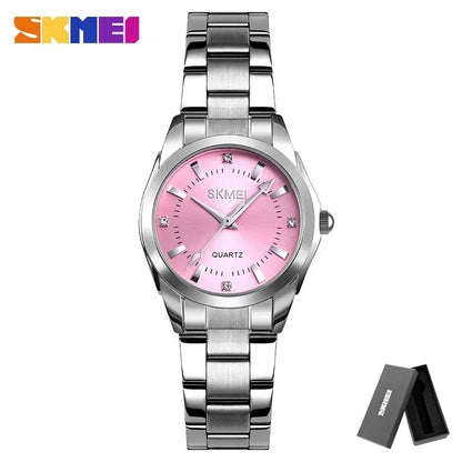 SKMEI1620  For Women Thin Lady Hour Ladies reloj mujer Fashion Simple Quartz Women Watch Japan Movement Luxury Quartz Watches