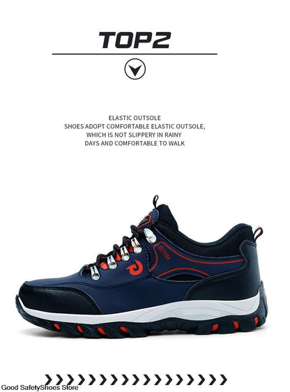 Steel Toe Shoes Men Work Safety Boots Sneakers Male Constrcution Puncture-Proof Work Safety Shoes  Man Security Boots Work Shoes