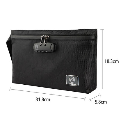 Travel Storage Bag With Password Lock Files Credit Card Certificates Safe Handbag Waterproof Anti-odor Smoking Pipe Storage Bag