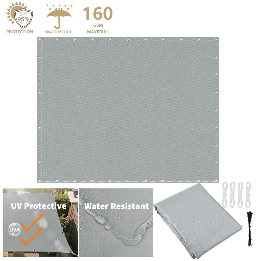 2x3/3x3/3x4/4x5M Sun Shade Sail Waterproof Outdoor Square Rectangle Garden Patio UV Block Party Canopy Pool Camp Awning Shelter