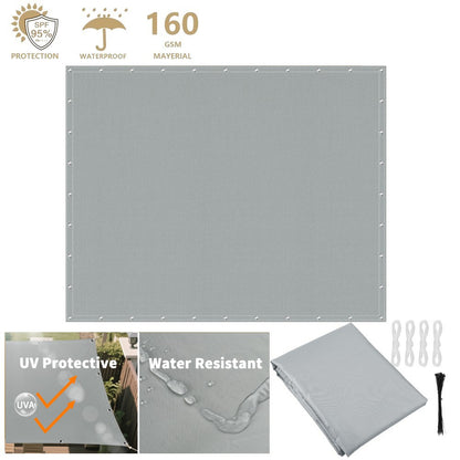 2x3/3x3/3x4/4x5M Sun Shade Sail Waterproof Outdoor Square Rectangle Garden Patio UV Block Party Canopy Pool Camp Awning Shelter