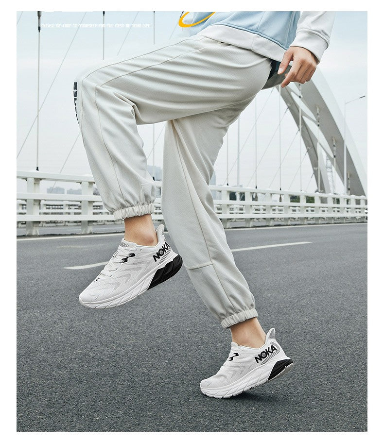 TQBQQ Men's Running Shoes Lightweight Breathable Comfortable Cushioned Sneakers for Walking Gym Casual Wear Athletic Shoes