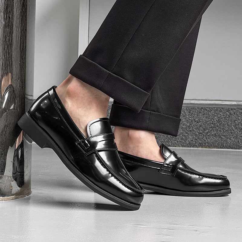 2025New Men Casual Oxford Shoes Genuine Leather Business Tooling Shoes Comfy High Quality Outdoor Antiskid Loafers Walking Shoes