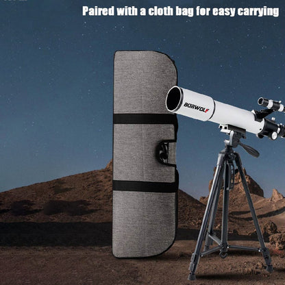 Telescópio Monocular 70mm Abertura 500mm, Telescópio Refrator Profissional Portátil para Iniciantes em Astronomia, Telescópio Portátil