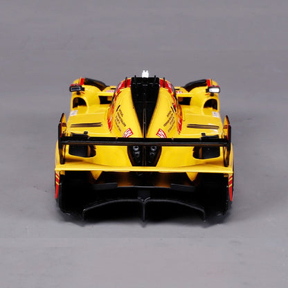 New In Stock Bburago 1:43 24h Le Mans Ferrari 499p 2024 #83 Includes Base And Acrylic Box Alloy Miniature Diecast Model Toys