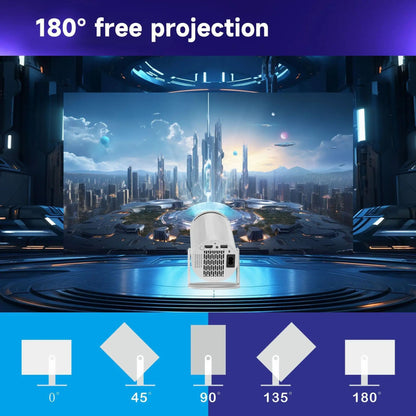 O novo projetor em forma de diamante X8 pode projetar tanto em ambientes internos quanto externos. Projetor de alta definição. Boas opções para presentear.