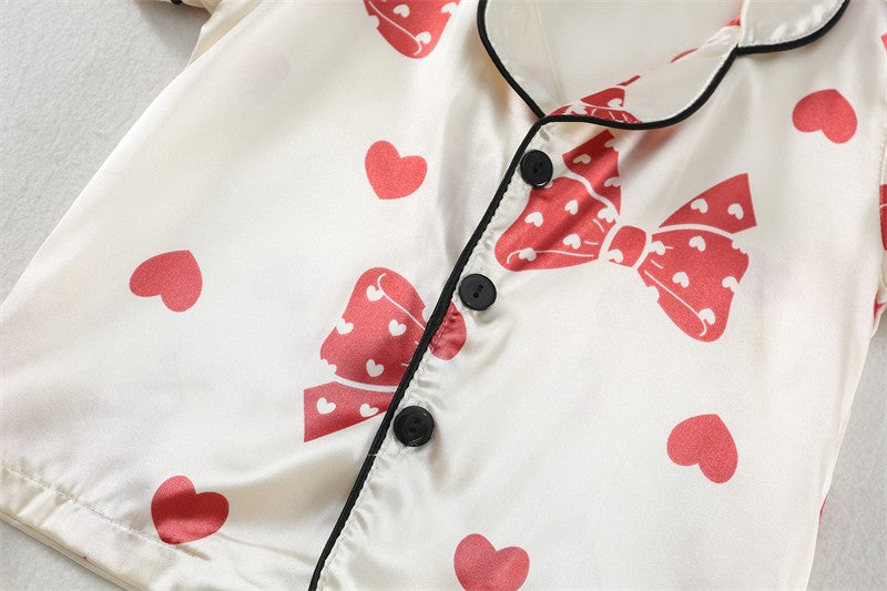 New Summer Baby Girls Clothes Suit Children Sleepwear Shirt Shorts 2Pcs/Sets Infant Pajamas Kids Clothing Toddler Casual Costume