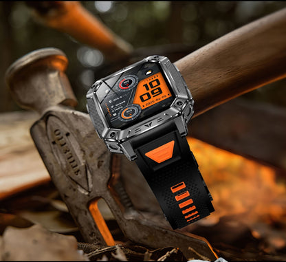 2026 Novo 1400mAh Bateria Grande Militar Ao Ar Livre 2.01 polegadas Smartwatch Masculino 10ATM À Prova D'água Chamada Bluetooth Relógio Inteligente Esportivo
