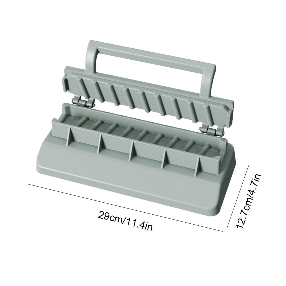 Manual Kabob Mould Plastic Barbecue Meat Skewer Machine Portable Reusable BBQ Skewer Maker BBQ Companion for Home Chefs