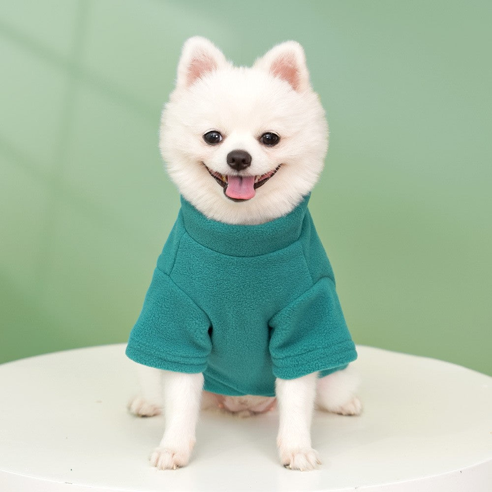 Roupas de Inverno Quentes para Cães Pequenos, Moletons de Cachorro da Moda, Blusão de Cor Sólida para Filhotes, Pulôver Macio para Gatos, Moletons para Chihuahuas e Pets