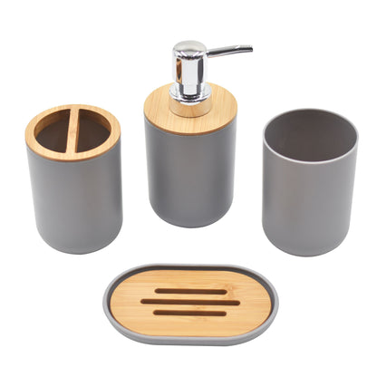 1x Acessórios de Banheiro Saboneteira Garrafa para Louça Lixeira de Banheiro Porta-Escova de Dentes Copo Suporte para Loção Escova Sanitária