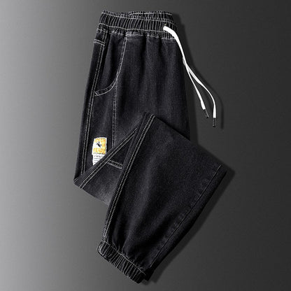 Men's Workwear Jeans Loose Fit Thiened Fce Lined Durable Construction Site Work Clothes Harajuku Sle Long Pants