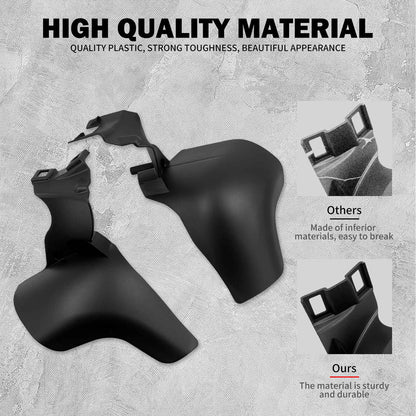 Defletor de ar para motocicleta Escudo térmico de quadro médio Guarnição de cobertura para Harley Softail Breakout FXBRS Street Fat Bob FXDB FXFBS FLSB 18-25