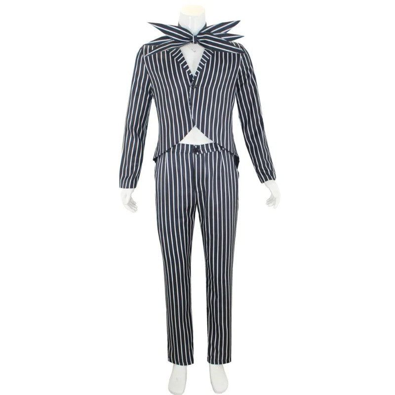 Role playing Christmas Eve horror Jack Cos dress skeleton Jack men and women full set of Christmas and Halloween costumes new